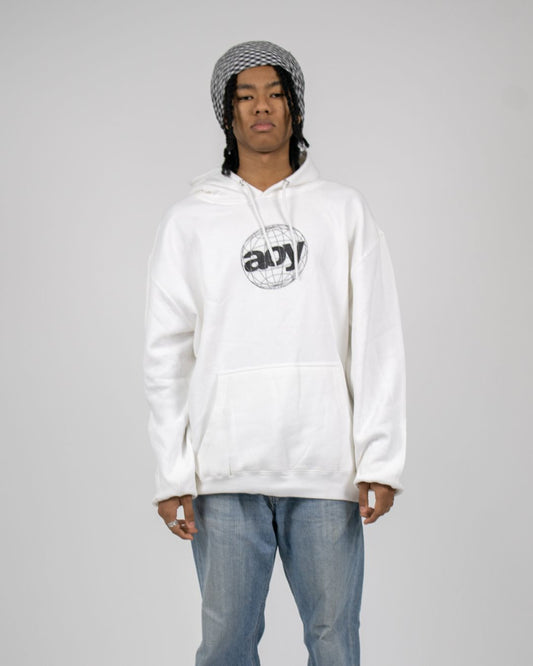 AOY WORLD-WIDE HOODIE (white)
