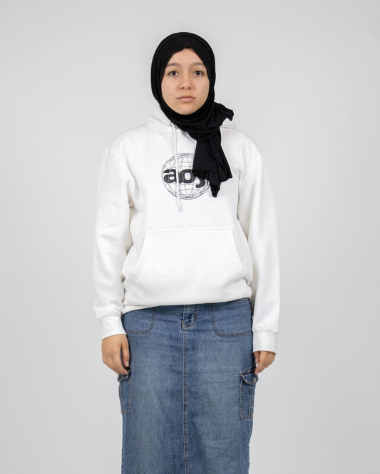 AOY MISSION HOODIE (white)
